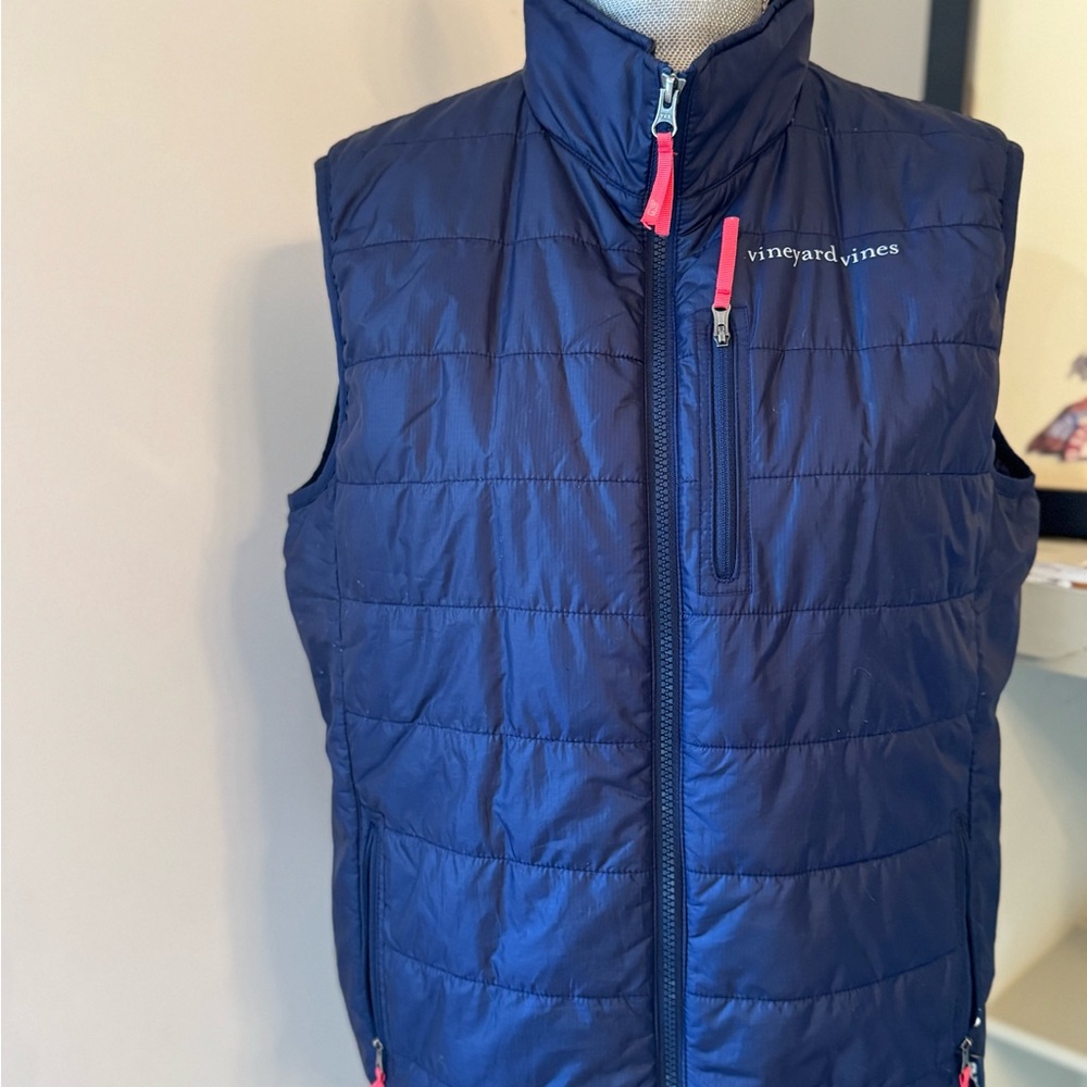 Vineyard Vines Men's Navy Puffer Vest